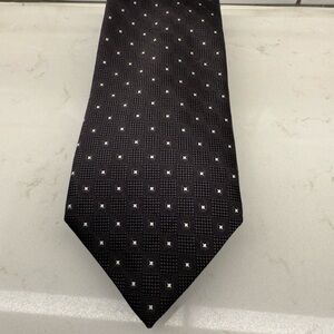 David Donahue Black and White Men's Tie